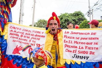 La emoción se manifestó con el color que los hinchas le dieron al partido frente a Brasil.