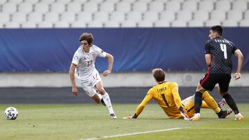 Bryan Gil, con la selección sub 21.