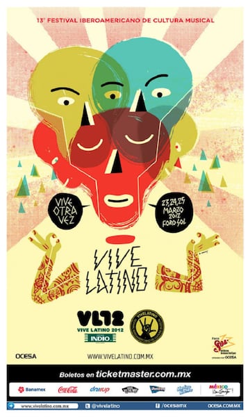 Cartel de la Decimotercera Edición Vive Latino