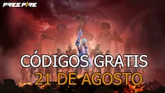 Free Fire | Códigos de hoy jueves 21 de agosto de 2025: recompensas gratis