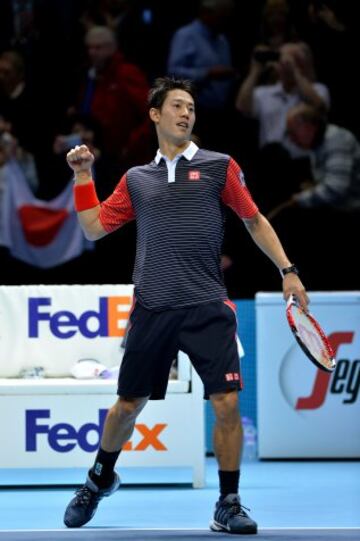 Kei Nishikori venció a Ferrer en una nueva jornada del Masters.