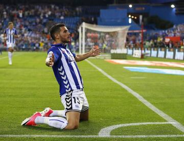 Copa del Rey goal celebration.