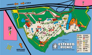 Campo de Golf Briceño 18 de Sopó: capacidad, cómo llegar y estacionamiento en Estéreo Picnic 2023