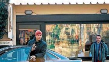 <b>NUEVA BAJA. </b>Ronaldo, a la salida de Milanello, será baja otra vez.