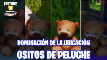 Fortnite Cap&iacute;tulo 2 - Temporada 2 | Desaf&iacute;o de Dominaci&oacute;n de la Ubicaci&oacute;n: destruye ositos de peluche en Setos Sagrados