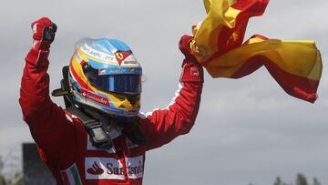 Fernando Alonso, GP de España de F1 de 2013.