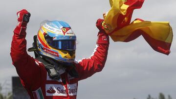 Fernando Alonso, GP de Espa&ntilde;a de F1 de 2013. 