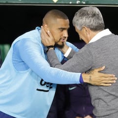 Setién: "Me ha gustado que el público ovacionara a Messi"