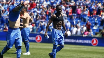 Djen&eacute;, tras el partido contra el Girona.