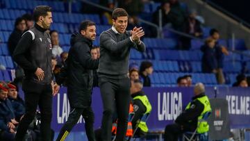 Lisci en el último duelo ante el Espanyol.