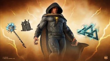 Black Adam arrives in the Fortnite store: this is what Dwayne Johnson's new outfit looks like