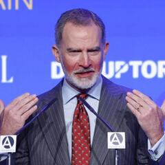 El Rey se quema la cara esquiando en el Pirineo