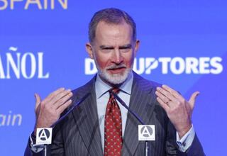 El Rey se quema la cara esquiando en el Pirineo