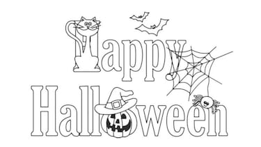 Los mejores dibujos e imgenes para imprimir en Halloween: calabazas, vampiros...
