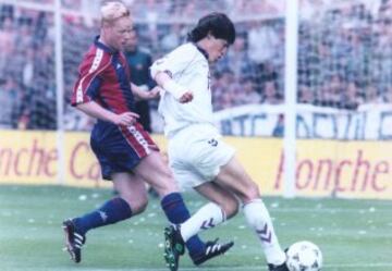 Zamorano jugador chileno del Real Madrid desde el 1992 al 1996