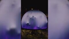 WATCH: Las Vegas Sphere gets in the Halloween spirit with spooky displays