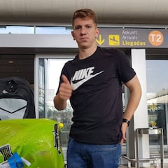 Rolón ya está en Málaga: "Vengo con muchas ganas"