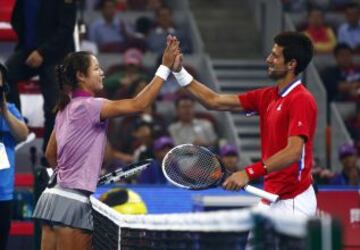 Exhibición de Djokovic