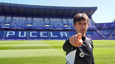 23/09/22 REAL VALLADOLID ENTREVISTA A JOSE ROJO PACHETA ENTRENADOR