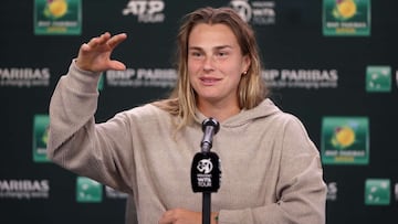 Sabalenka, dispuesta a ponerse el lazo de apoyo a Ucrania