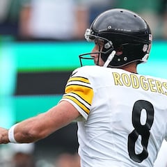 Aaron Rodgers debuta con Steelers en épica remontada ante Jets