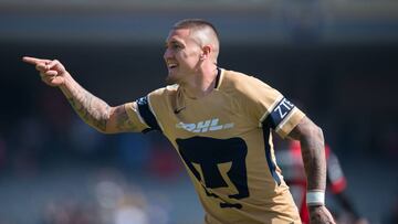 Nicolás Castillo marca casi la mitad de los goles de Pumas