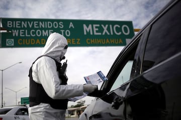 Así son recibidos las personas que intenta ingresar al país, provenientes de Estados Unidos.