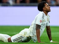 Rodrygo, en el partido contra el Betis.