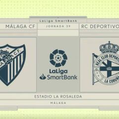 Resumen del Málaga vs. Deportivo de LaLiga SmartBank