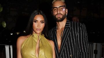 Kim Kardashian y Maluma