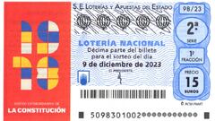 Lotería Nacional: comprobar resultados del Sorteo Extraordinario de la Constitución hoy, 9 de diciembre