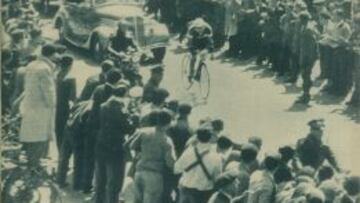 El 29 de abril. El semanario AS publicó su número 149 el mismo día con fotos de las salidas de Atocha y de Puerta de Hierro, y en el Alto del León.