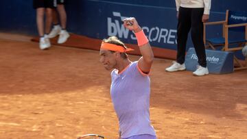 Rafa Nadal durante su partido en el Torneo Conde de Godó, a 16 de abril de 2024, en Barcelona (Cataluña, España)
TENIS;DEPORTE
David Oller / Europa Press
16/04/2024