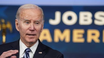 Biden lauds "strongest two years of job growth in history"