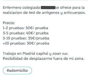 Así funciona la reventa de test de antígenos: ¿cuánto piden por una prueba de autodiagnóstico?