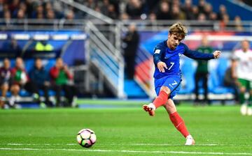 Antoine Griezmann con la selección francesa.