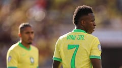 Is Vinícius Júnior suspended for Brazil in Copa América?