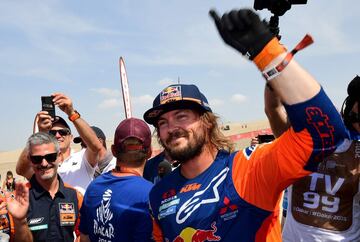 Toby Price de Australia, campeón del Dakar 2019 en motos.