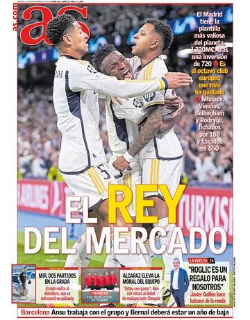 Las portadas de AS de septiembre