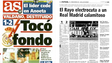 El único triunfo del Rayo en el Bernabéu: un doblete de Guilherme que echó a Valdano