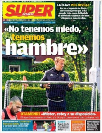 Portadas de la prensa deportiva