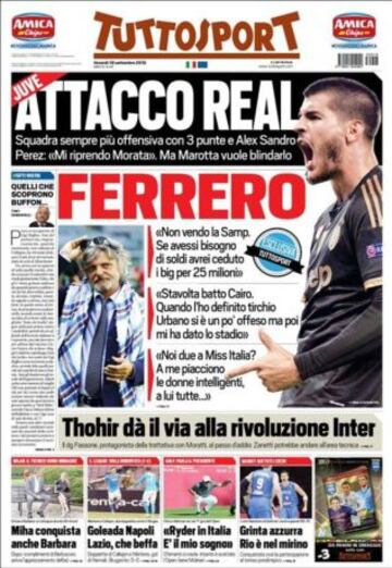 Portadas de la prensa deportiva