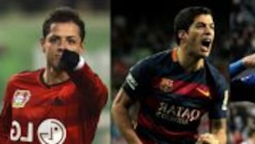 Chicharito, Su&aacute;rez y Vardy han sido grandes protagonistas por sus goles esta semana. 