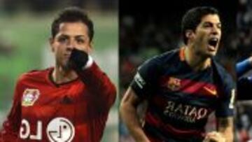 Chicharito, Suárez y Vardy han sido grandes protagonistas por sus goles esta semana.