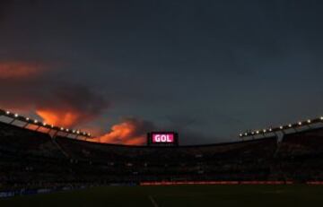 Color y belleza en la previa del duelo Argentina-Chile