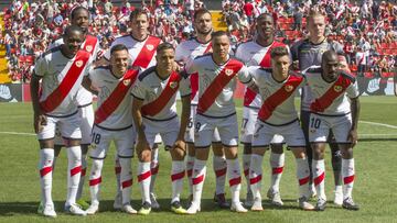 Formaci&oacute;n inicial del Rayo Vallecano en el encuentro del pasado fin de semana ante el Alav&eacute;s.