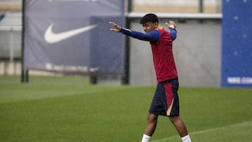28/04/24
ENTRENAMIENTO BARCELONA
Lamine Yamal bajo la lluvia