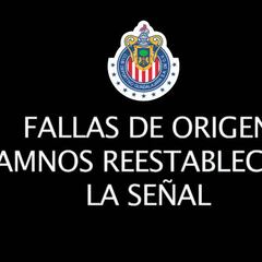 La primera transmisión de Chivas TV colapsó rápidamente