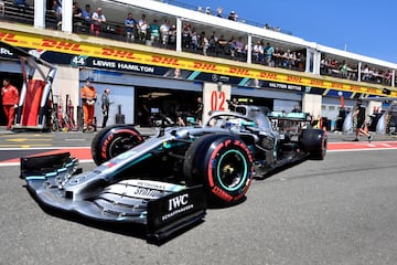 La pole de Hamilton en Paul Ricard en imágenes