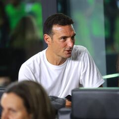 Lionel Scaloni visitó a Lionel Messi e Inter Miami en los cuartos de Leagues Cup